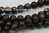 CBZ50 15.5 inches 8mm round bronzite gemstone beads wholesale