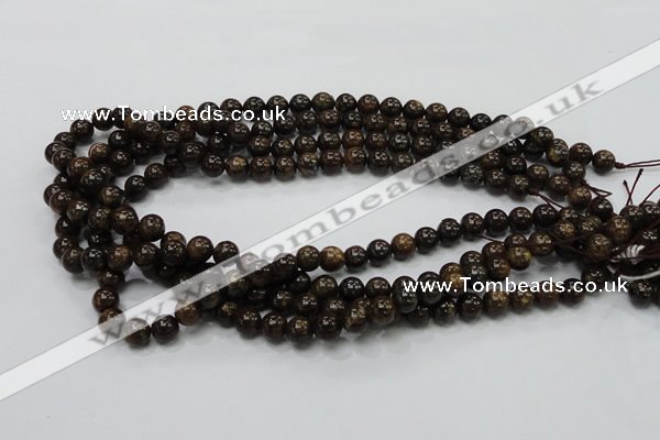 CBZ50 15.5 inches 8mm round bronzite gemstone beads wholesale