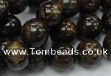 CBZ52 15.5 inches 12mm round bronzite gemstone beads wholesale