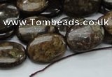 CBZ56 15.5 inches 13*18mm oval bronzite gemstone beads wholesale