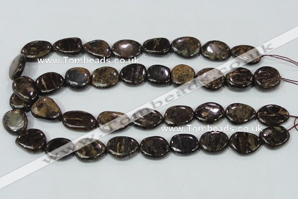 CBZ60 15.5 inches 18*25mm freeform bronzite gemstone beads