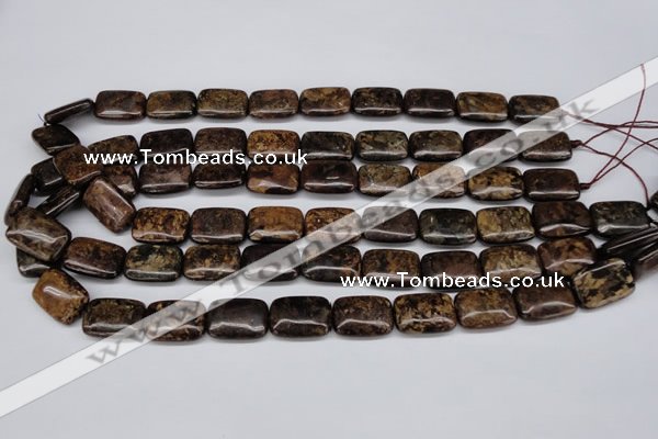 CBZ75 15.5 inches 13*18mm rectangle bronzite gemstone beads