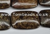 CBZ78 15.5 inches 20*30mm rectangle bronzite gemstone beads