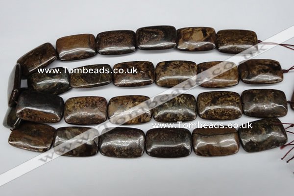 CBZ78 15.5 inches 20*30mm rectangle bronzite gemstone beads