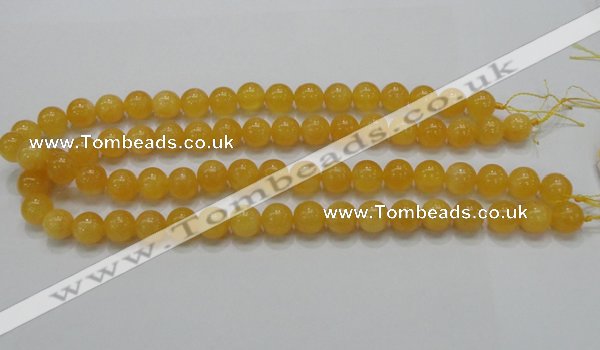 CCA06 15.5 inches 12mm round yellow calcite gemstone beads wholesale