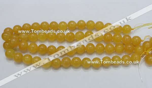 CCA15 15.5 inches 16mm round yellow calcite gemstone beads wholesale