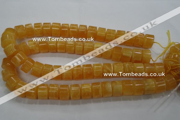 CCA19 15.5 inches 12*18mm rondelle calcite gemstone beads