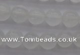 CCA353 15.5 inches 8mm round white calcite beads wholesale