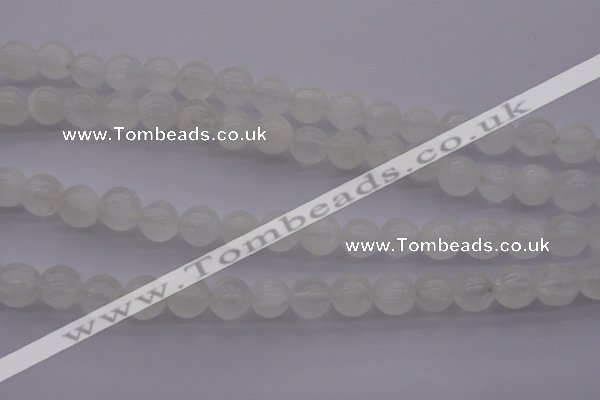 CCA354 15.5 inches 10mm round white calcite beads wholesale