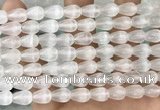 CCA377 15.5 inches 7*10mm teardrop white calcite gemstone beads