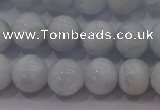 CCA402 15.5 inches 8mm round blue calcite beads wholesale