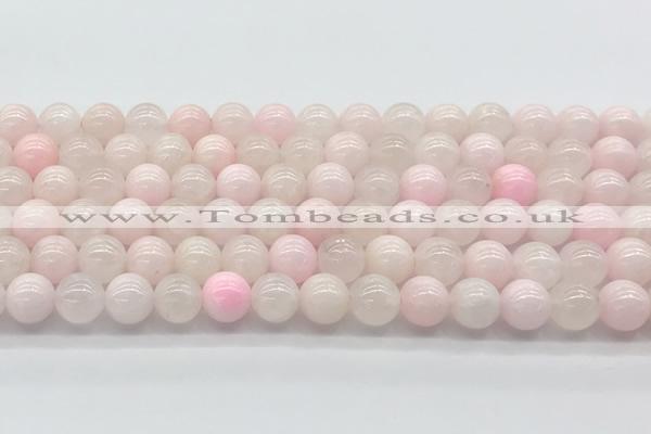CCA521 15.5 inches 8mm round pink calcite gemstone beads