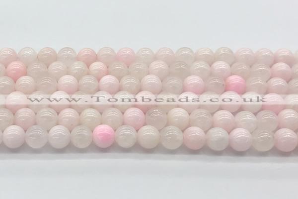 CCA521 15.5 inches 8mm round pink calcite gemstone beads