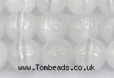 CCA528 15 inches 8mm round white calcite beads wholesale