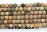 CCA552 15.5 inches 8mm round peach calcite gemstone beads