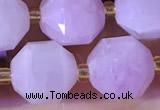 CCB1003 15 inches 9*10mm faceted kunzite beads