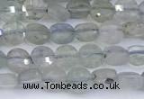 CCB1138 15 inches 4mm faceted coin sapphire beads