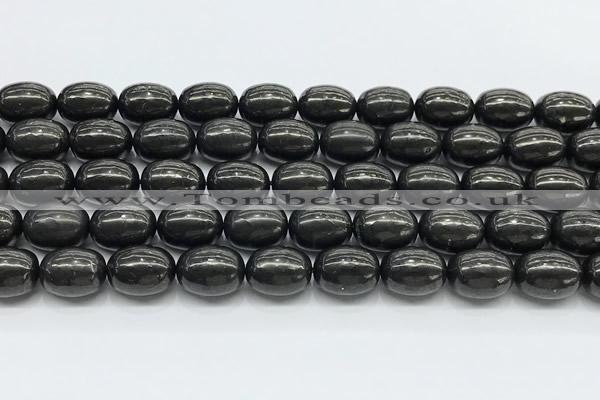 CCB1200 15 inches 10*14mm drum shungite gemstone beads