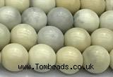 CCB1296 15 inches 8mm round ivory jasper beads