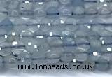 CCB1351 15 inches 2.5mm faceted coin aquamarine beads