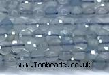 CCB1351 15 inches 2.5mm faceted coin aquamarine beads