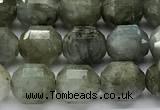 CCB1507 15 inches 7mm - 8mm faceted labradorite beads