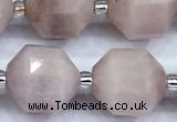 CCB1536 15 inches 11mm - 12mm faceted kunzite gemstone beads