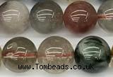 CCB1548 15 inches 10mm round mixed quartz beads