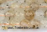 CCB1550 15 inches 6mm round mica quartz beads