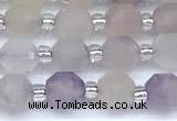 CCB1565 15 inches 5mm - 6mm faceted lavender amethyst beads