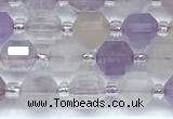 CCB1566 15 inches 5mm - 6mm faceted lavender amethyst beads