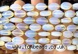 CCB2516 15 inches 9*14mm faceted marquise opalite beads wholesale