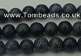 CCB450 15.5 inches 4mm round blue coral beads wholesale