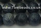 CCB455 15.5 inches 14mm round blue coral beads wholesale