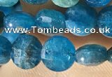 CCB615 15.5 inches 6mm faceted coin natural apatite gemstone beads