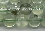 CCB702 15.5 inches 6mm faceted coin prehnite gemstone beads