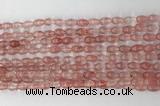 CCB801 15.5 inches 4*6mm rice cherry quartz gemstone beads wholesale