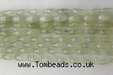 CCB817 15.5 inches 5*12mm rice New jade gemstone beads wholesale