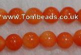 CCB82 15.5 inches 4-6mm round orange coral beads Wholesale