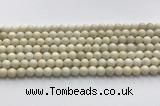 CCB821 15.5 inches 6mm round ivory jasper gemstone beads wholesale