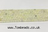 CCB827 15.5 inches 4mm round ivory jasper gemstone beads wholesale