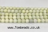 CCB830 15.5 inches 10mm round ivory jasper gemstone beads wholesale