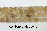 CCB892 11*15mm-12*16mm faceted cuboid citrine beads wholesale