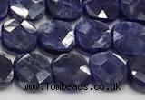 CCB912 15.5 inches 8*8mm faceted square sodalite beads