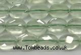 CCB916 15.5 inches 6*8mm faceted oval prehnite beads