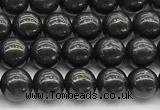 CCB964 15 inches 4mm round shungite gemstone beads wholesale