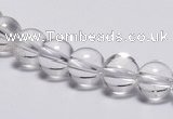 CCC02 15 inches 8mm round white crystal beads Wholesale