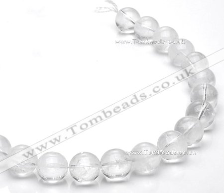 CCC10 15.5 inches 16mm round white crystal beads Wholesale