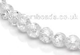 CCC12 grade A 6mm round white crystal beads Wholesale