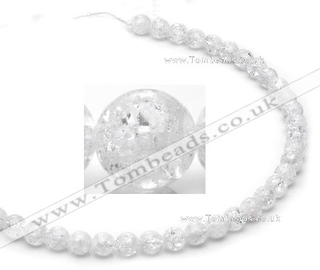 CCC14 grade A 8mm round white crystal beads Wholesale